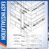 Blulu 12 12 Z-Type Chimney Antenna Mounts Kits with ft Adjustable Heavy Duty Galvanized Steel Straps & Hardware