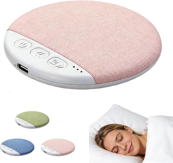 BibYuga Pillow Speakers for Sleeping,Bluetooth Under Pillow Speaker with White Noise Timer Wireless