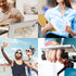 Phone Grip, CISID 6 Pcs Strap with Stand Cell Phone Holder for Hand, Suitable for iPhone Samsung and Most Smartphones