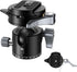 SIRUI Quick Release System Low Profile Tripod Head, 360° Panoramic Metal Ball Head Mount for Monopod, DSLR, Max Load