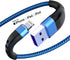 Essri 10 FT iPhone Charger Cord 3-Pack, MFI Certified Nylon Braided USB to Lightning Cable, Compatible with iPhone