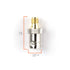 Gold SMA Female to BNC Female Adapter, 4 Pack Coupler, Male to Female Coaxial Connector for RF, SDI, HD-SDI