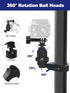 UTV Camera Mount for 1.75"-2" Roll Bars, Compatible with GoPro, Mevo Start, Easy Install Action Camera Accessories