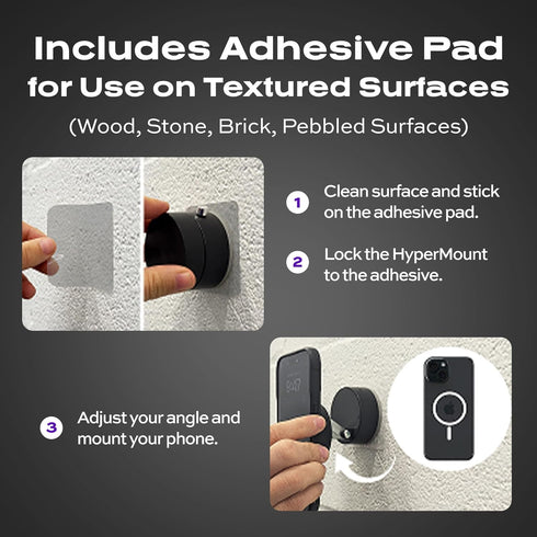 Statik HyperMount Vacuum Phone Mount - Magnetic Phone Holder, Vacuum Seal Car Phone Mount, Use It on Smooth Surfaces