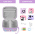 Leayjeen Kids Camera Case Compatible with ESOXOFFORE/Dylanto/GKTZ/HiMont/CAMCLID Kids Camera Instant Print for Holiday Gifts and Birthday Gifts for Kids 3-12 Years Old - Pink Unicorn (Case Only)