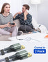 AINOPE USB 3.0 Extension Cable 2 Pack - Type A Male to Female, Braided, Fast Data Transfer for Keyboard, Mouse, Hard