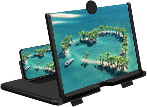Generic Foldable Screen Amplifier - 10 Inch HD Phone Magnifier for Movies |