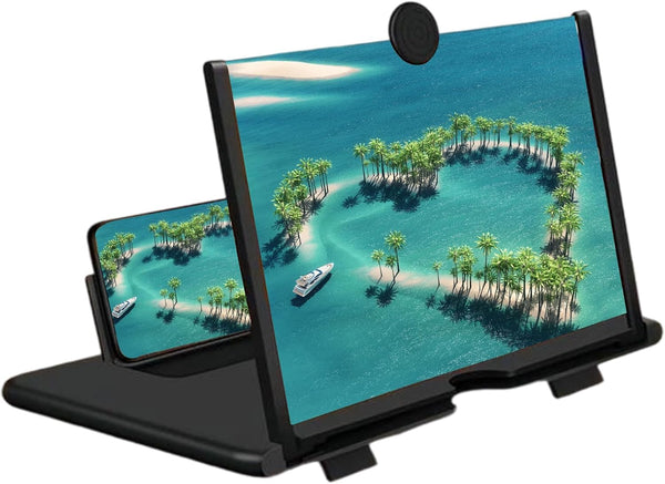 Generic Foldable Screen Amplifier - 10 Inch HD Phone Magnifier for Movies |