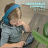 PowerLocus Bluetooth Headphones for Kids, Wireless Over Ear, LED, Foldable Headset with Mic, Volume Limited, Tablets,