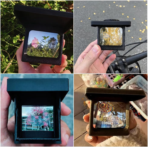 Catcher,3D Ouliget Optical Waist Level Viewfinder,View Printed Waist-Level Camera Viewfinder Frame,Travel Scenery Photo