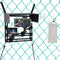 ScroRich Phone Fence Mount with Sunshade, Game Changer Mounting Kit with Charging Pouch,