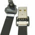 FFC Micro USB FPV Flat Slim Thin Ribbon FPC Cable Black 90 Degree to Standard USB A for Charging and Sync (40CM)