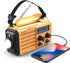 Raynic Weather Radio, 5000mAh NOAA Emergency Radio, Solar Hand Crank with Flashlight and SOS Siren