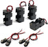 Stemedu 4-Set AA Battery Holders & Cases (4x1.5V/6V, 2-Layer) & 9V Connector Kit