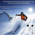 Motorcycle Helmet Bluetooth Headset, Waterproof Outdoor Sports Headset, Music Call Control, 60 Hours Playing Time