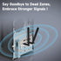 BINGFU 2.4GHz 5GHz 5.8GHz 8dBi 20cm 8 inch RG178 4-Pack Dual Band WiFi RP-SMA Male Antenna Cable for WiFi Router