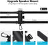 Caudblor Portable Speaker Mount for Bike/Golf Cart Railing/Boat, Adjustable Wireless Speaker Strap Holder