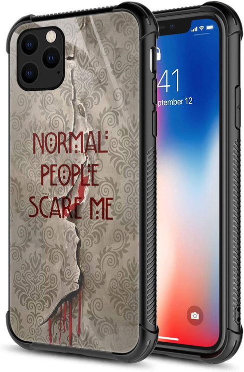 CARLOCA iPhone 12 Pro Case: American Horror Story Graphic Design, Shockproof Anti-Scratch Hard Back Case for iPhone