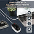 Mouse Jiggler, Undetectable Mouse Mover Simulator for Computer, Keeps PC Active, USB C to USB Adapter Included