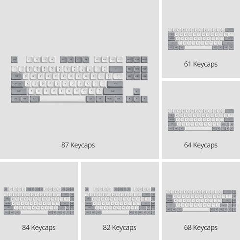 surmen CSA Profile 118 Keys Double-Shot PBT Custom Keycaps for 61/68/84/87 Mechanical Gaming Keyboard