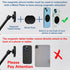 Magnetic Tablet Holder for Mic Stand | Full Metal Phone & iPad Music Stand, Compatible with All Models of iPad and