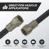 THE CIMPLE CO Coaxial Crimp Connector for RG6 Cable, Pack of 100, Weather Proofing Seal