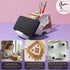 Elephant Phone Stand and Desk Organizer Multi-Purpose Ceramic Holder for Smartphone, Pens, Remote, Home Office