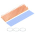MECCANIXITY Copper Heatsink 70x20x6mm with Thermal Pad and Rubber Ring for M.2 SSD Module, PC, Laptop Cooler (1 Set)