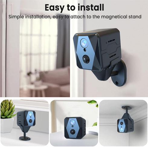 Indoor Camera - 2K FHD Home Security Camera with Cloud & SD Storage, AI Motion Detection, Auto Night Vision