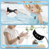 4 Pack Hidden Pin Airtag Holders with 1 Airtag Bracelet, Waterproof Silicone for Kids and Luggage