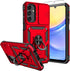 for Samsung A15 5G Case with Screen Protectors and Camera Cover, Military Grade Drop Tested - Red