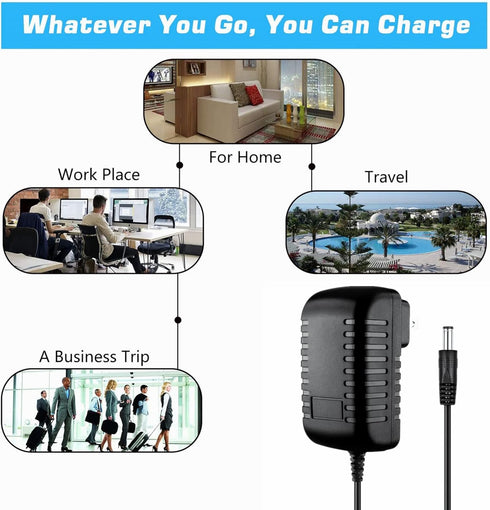 Dysead LED191DU LED191U 18.5 AC DC Adapter for Majestic Ultra Slim HD LED LCD TV HDTV