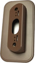 Wall Plate with 30 Degree Angle Mount for Nest Hello Video Door Bell in Coffee