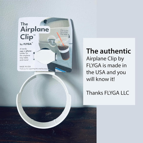 Travel Accessory Airplane Drink or Phone Holder (Blue)