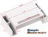 Simple Houseware Adjustable Monitor Stand Riser with Organizer Tray - White