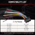 16-Pin DEH-P43 DEH-P3450 DEH12, DEH12A DEH-P6400 DEH-P6450 FH-P4000 DEH-600UB RED WOLF Stereo Wiring Harness Fit