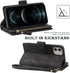 RANYOK Wallet Case for iPhone 11 (6.1 inch), Premium PU Leather Zipper Flip Folio Wallet with RFID Blocking, Magnetic
