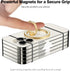 Allengel Compatible with MagSafe Phone Grip Stand, Magnetic Ring Holder with Kickstand for iPhone 15/14/13/12 Pro/Pro