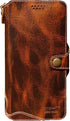 Yogurt Case for Samsung Galaxy S25, Genuine Leather Wallet Cover for Samsung S25,