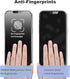 Matte Privacy Screen Protector for iPhone 14/iPhone 13 Pro/13: Anti-Glare, Anti-Spy Tempered Glass Film