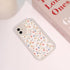Compatible for iPhone 11 Cute Flower Floral Leaf with Love Lens Bumper Protector, Soft TPU Shockproof Protective Girly