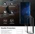 2 Pack 3D Tempered Glass Screen Protector for Google Pixel 6 Pro + 2 Pack Camera Lens Protector [Fingerprint