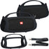 Silicone Cover Case for JBL Charge 4/Charge 5 Portable Bluetooth Speaker, Soft Skin Sleeve, Black