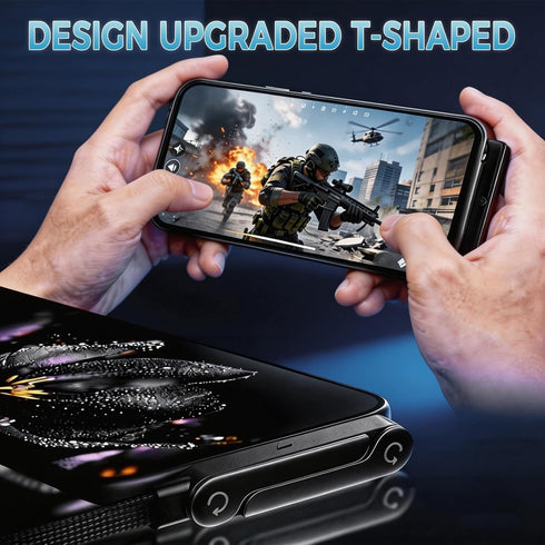Hqyib 240W 4.9FT Braided Foldable Phone Stand Cord, Invisible Holder Charger Cable with Stand,T-Shaped Foldable Durable