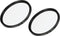 MECCANIXITY 58mm Slim Frame UV Lens Filters, Multi-Coated Protective Lenses, Pack of 2 for Camera Photography