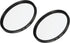 MECCANIXITY 58mm Slim Frame UV Lens Filters, Multi-Coated Protective Lenses, Pack of 2 for Camera Photography