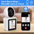 MYPIN 2K 360 Two-Way Video/Audio Indoor Camera, Child/Elder/Dog/Pet Camera with Phone App& Degrees Pan Tilt, Night