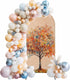 Jnbasdffb Fall Tree Modern Wedding Arch Cover,Stretchy Spandex Arch Backdrop Stand Covers 6.6