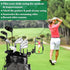 MoKo Phone Stand Golf Cart Mount, Cell Phone Holder for Golf Analyzer, Fits 4.7" - 6.8" Phones, Black
