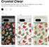 Christmas Red Heart Pattern Clear Phone Case for Google Pixel 7 - Soft, Slim, Shockproof Cover for Boys & Girls.